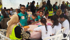  بالصور: مدرسة الهدى بالرملة تستقبل طلاب مدرسة "اومانيم"